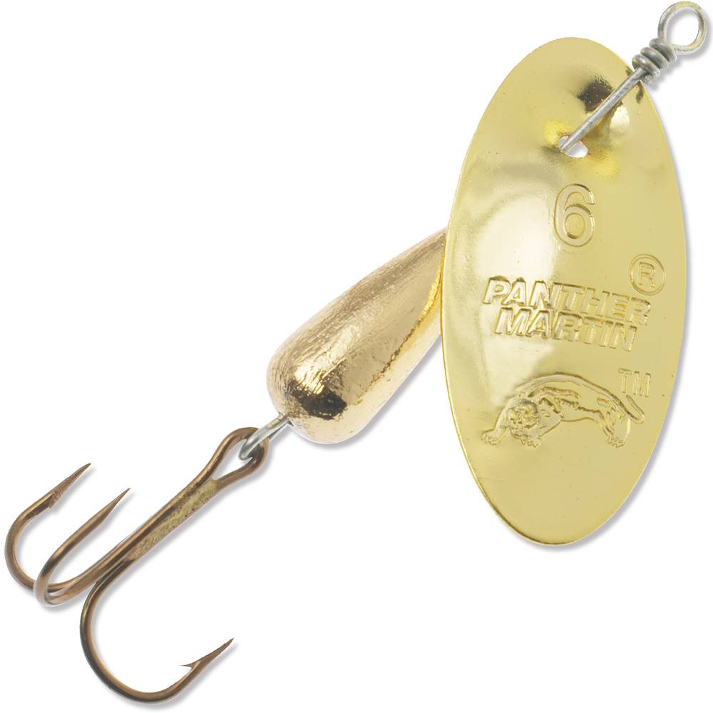 Panther Martin 2PMR-S Classic Regular In-Line Spinner, #2, 1/16 oz, Silver  