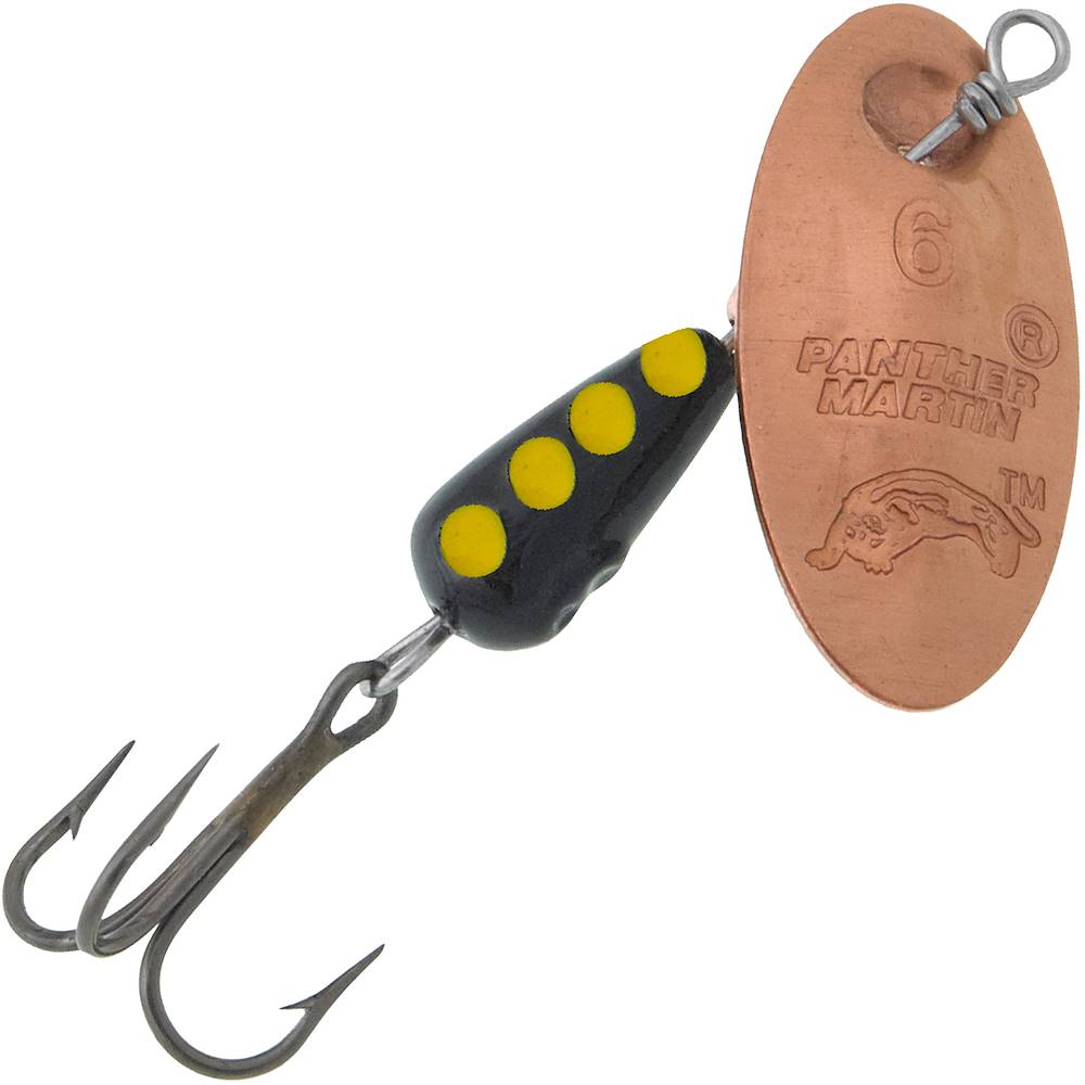 Brown trout rooster tail + black and yellow panther martin…the one spinner  to rule them all? : r/troutfishing