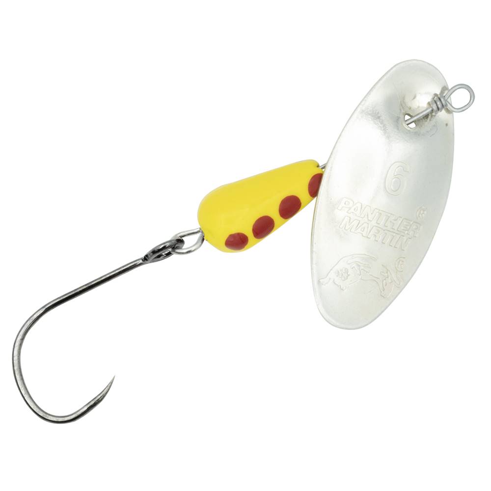 Panther Martin Single Hook Barbless, Great for Brook Trout, Brown Trout, Rainbow  Trout, Perch, Crappie and more