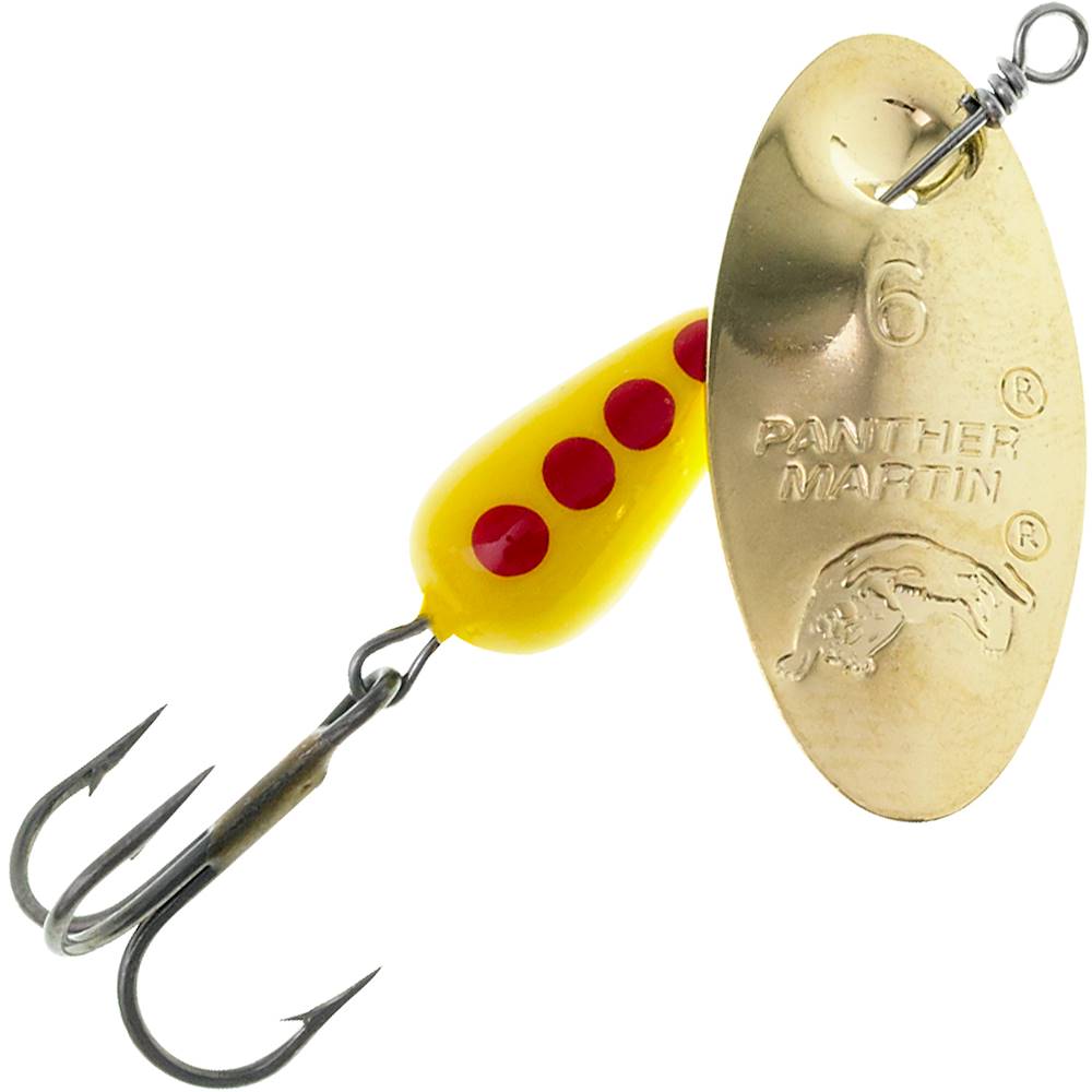Panther Martin Dressed In-Line Spinner, #4, 1/8 oz, Rainbow Trout 