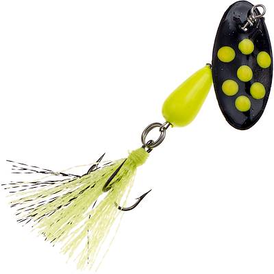 Panther Martin Hammered Go-Glo Salmon Glow Spinning Lure, Glow
