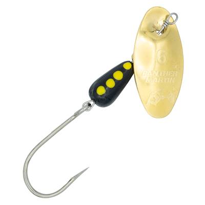 Panther Martin PMSPF_2_YY Nature Series Spotted Fly Dressed Fishing  Teardrop Spinner Lure - Yellow/Yellow - 2 (1/16 oz)