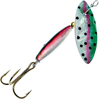 Panther Martin Willow Strike Dual Flash - 1/4 Oz - Holo Rainbow Trout/Silver  - Larry's Sporting Goods