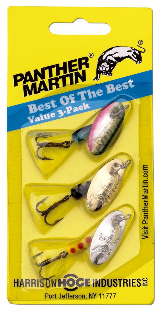 Panther Martin Inline Swivel Regular Fly - Size 4 - Gold/Brown