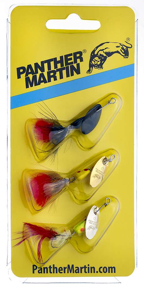 Panther Martin Dressed In-Line Spinner, #4, 1/8 oz, Rainbow Trout 