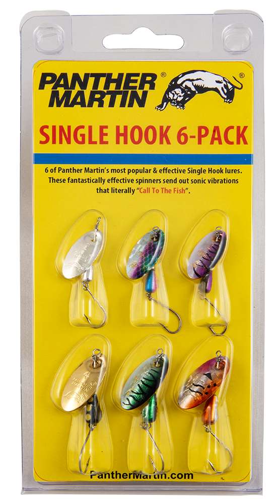 Panther Martin Classic Muskie Spinning Lure, Nickle/Black Red