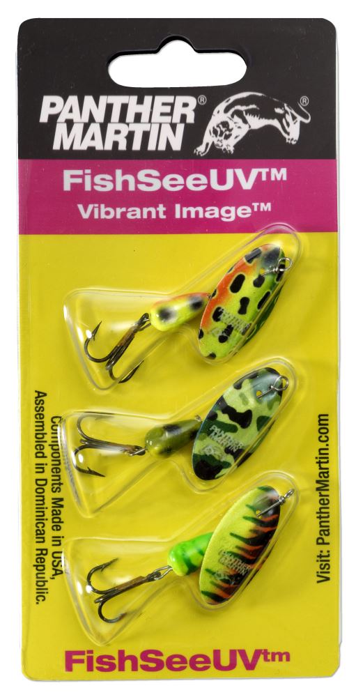 Pack of 10 lures Panther Martin Classic Holographic PMH 7g - Hard